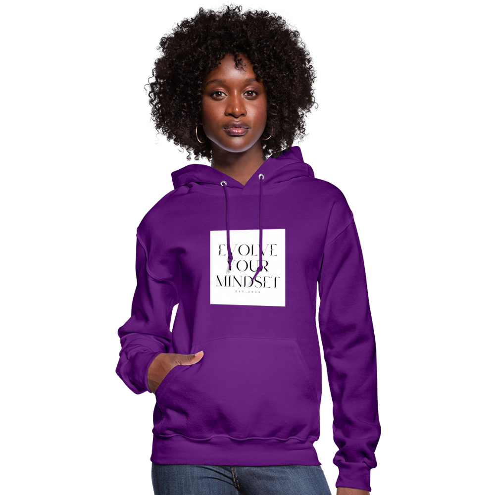 Evolve Your Mindset Women's Hoodie - purple