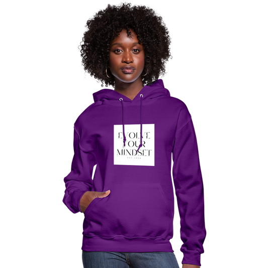 Evolve Your Mindset Women's Hoodie - purple